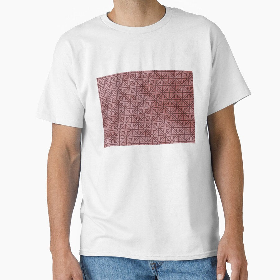 Grunge Geometric Red Pattern by Diana377
