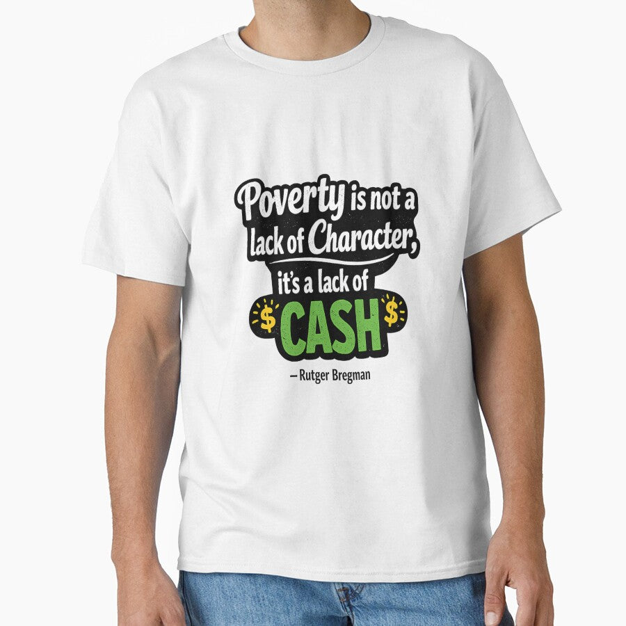 Rutger Bregman Quote T-Shirt by SociProgress