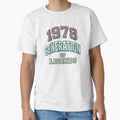 1978 Generation of Legends – Retro Vintage Distressed Typography Design by ArcadiaSilence