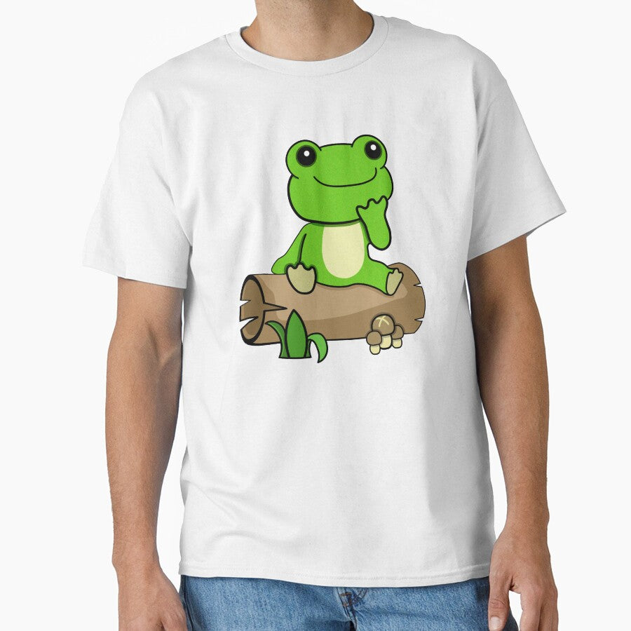 Frog on a log by Lowfidesigns