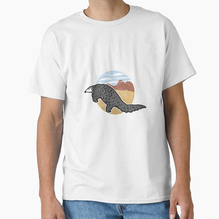Save The Pangolin product, Endangered Species Tee, Animal Tee by Lisbob