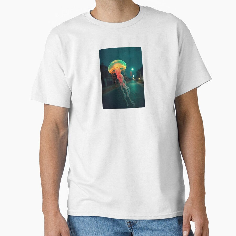 Ethereal Jellyfish Urban Night by ShadowAndSlate