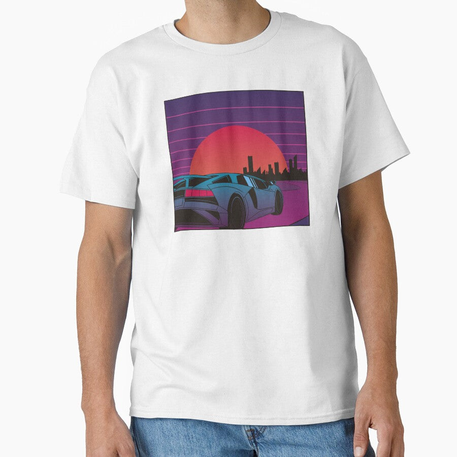 Vaporwave Aesthetic Sunset City Car Vaporwave by Amazing Designs