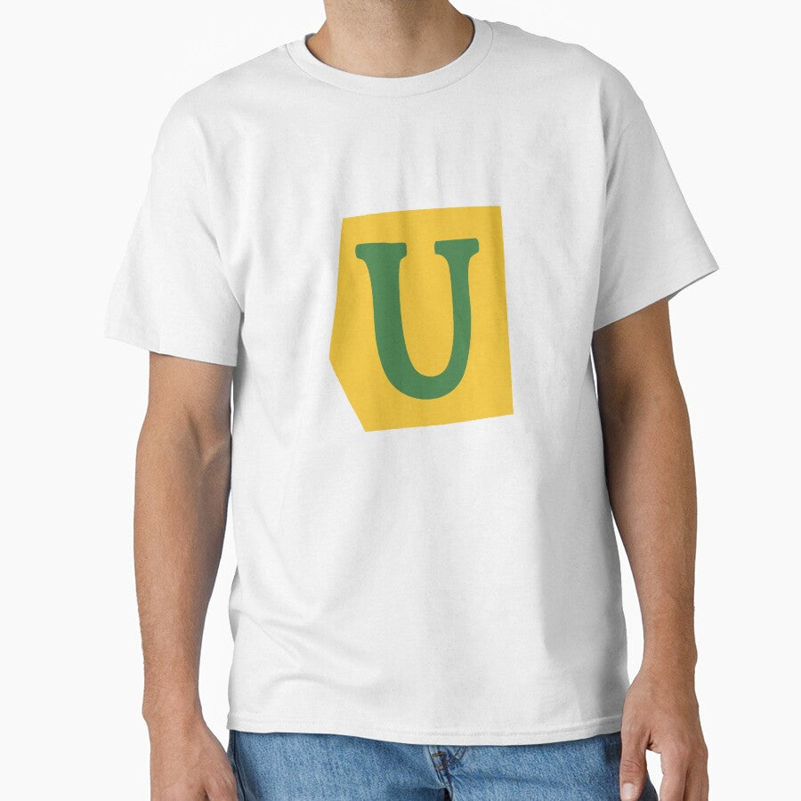 Letter U - Colorful Cutout Paper Collage Alphabet Initial by uncoXab