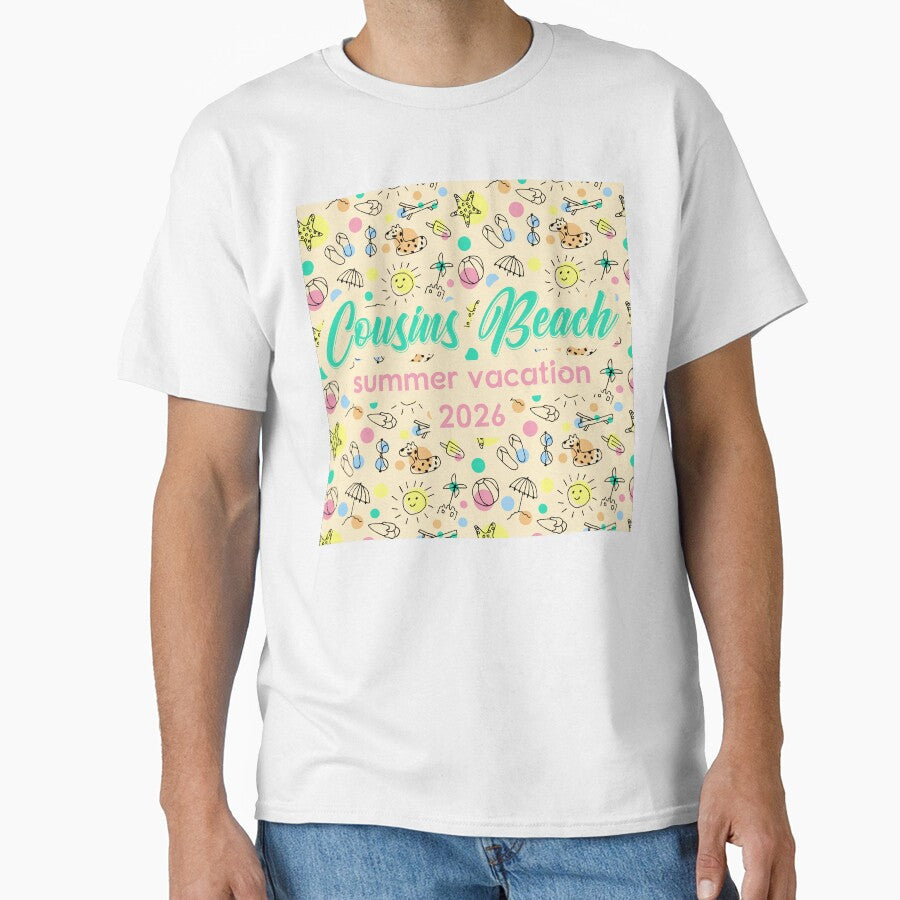 Cousins Beach Summer Vacation 2026 Matching Family Trip Art by PixelWaveBD