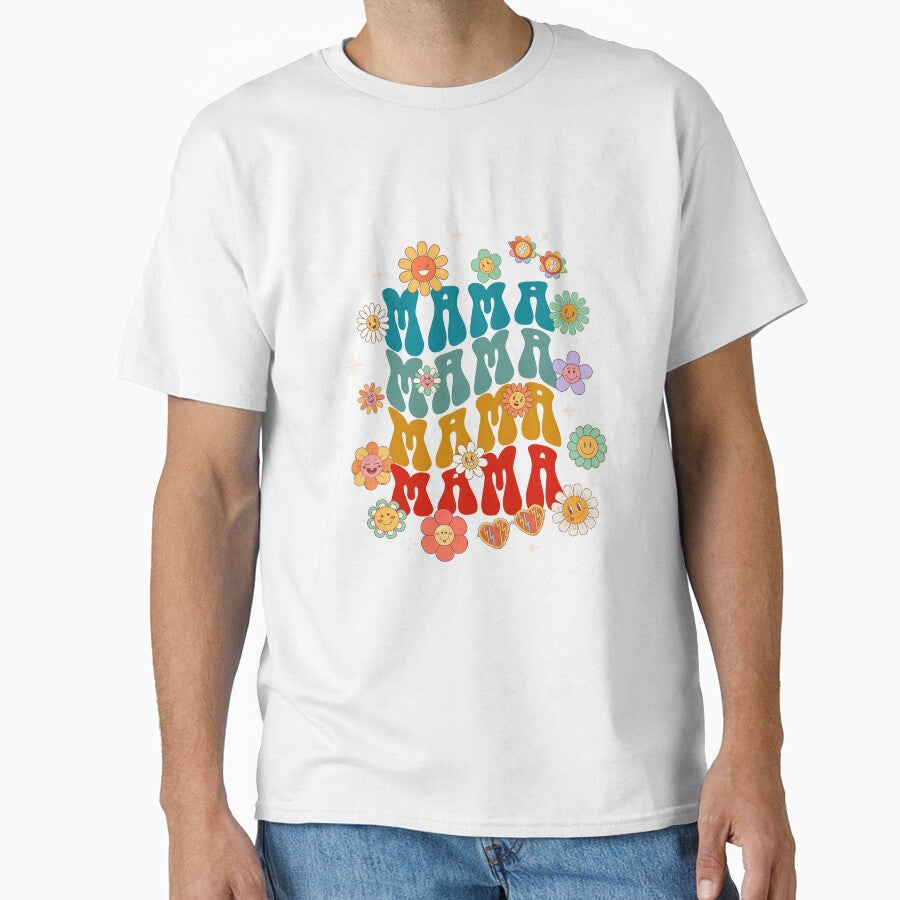 "Groovy Mama Love - Retro Flower Power Design" by Cgriffin18