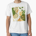 Boho Abstract Leaves Art In Green And Earthtones by DEC02