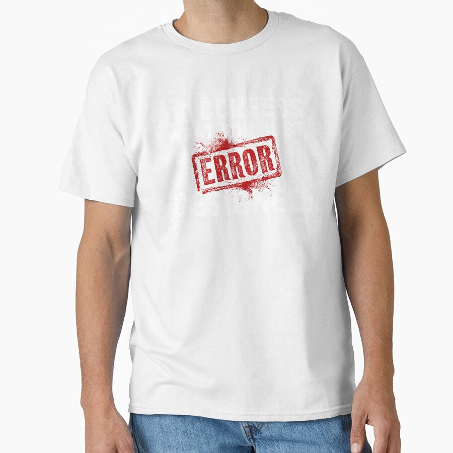 Go Confess What You Just Designed – Error Graphic Designer Shirt by Wild Pixel Studio