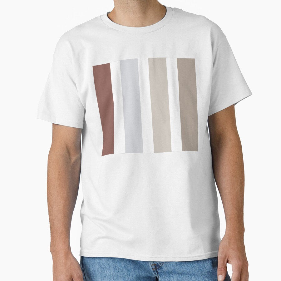 Retro Stripes; Maroon, White, Grey, Beige by Coral-Cases