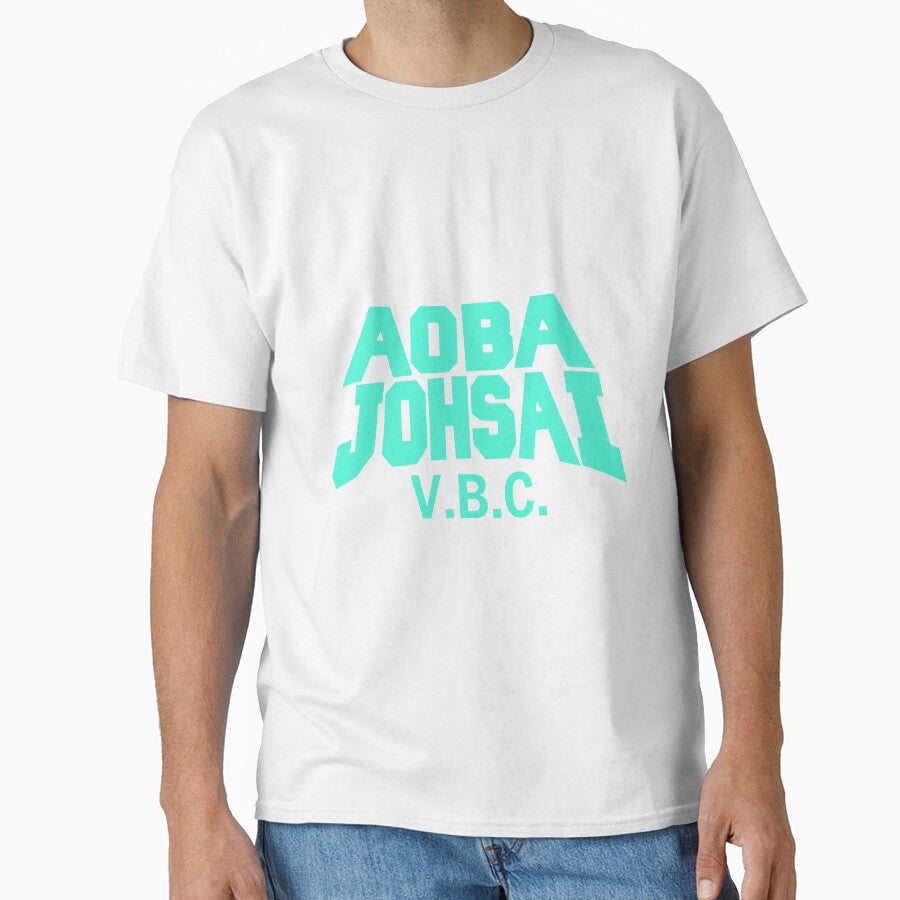 Aoba Johsai Vbc Uniform Logo In Teal Slim Fit Best Women 90s Retro Cotton Printed Trending, Hot Search by MIRANDASTORE