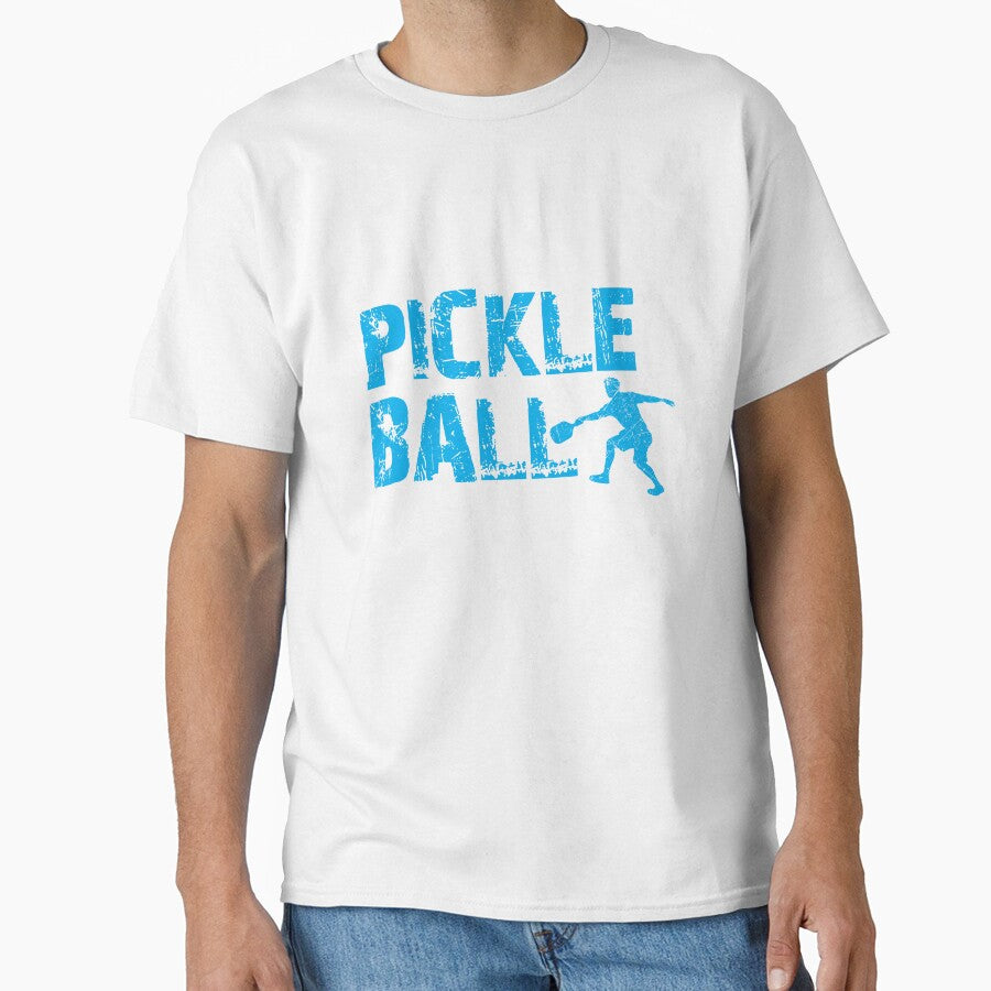 Pickleball Player Silhouette – Funny Pickle Baller Sport Design 5 by mcraft studio