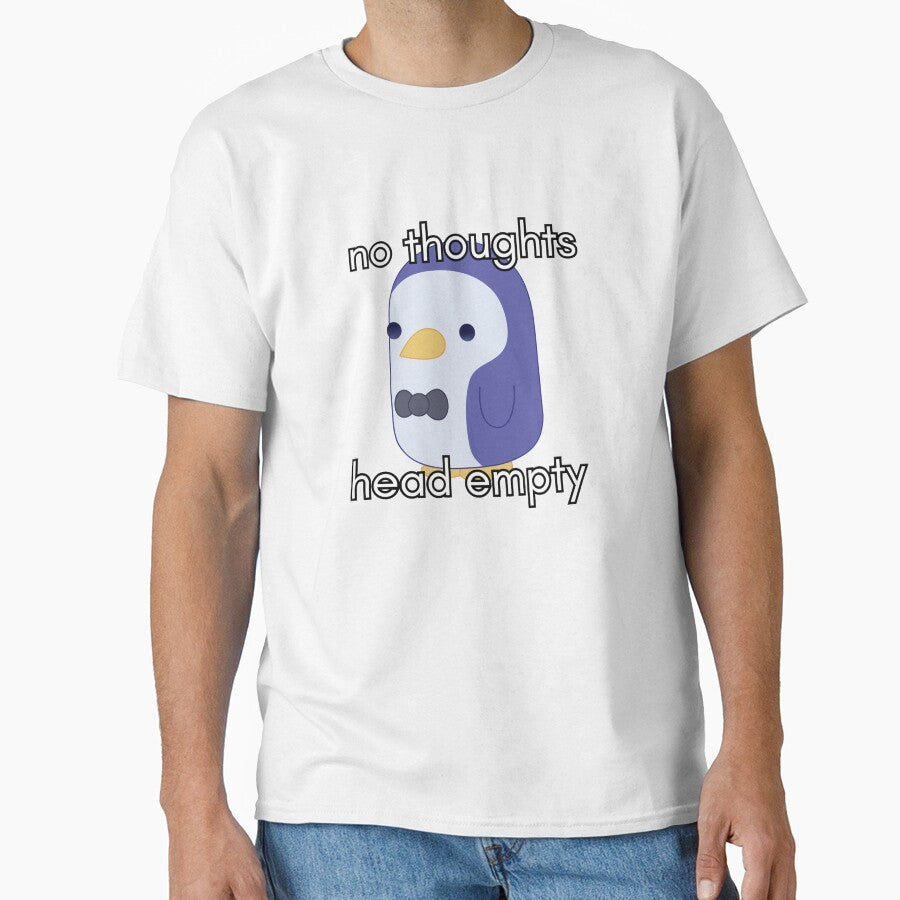no thoughts head empty penguin by Neko099