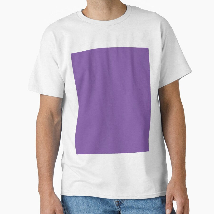 Plain Solid Color Medium Purple Chic Purple Eggplant Purple by mimihuang creations