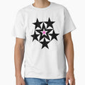 Y2K Cyber Goth Star Heart – Opium Aesthetic Geometric Emblem by MADBULL7
