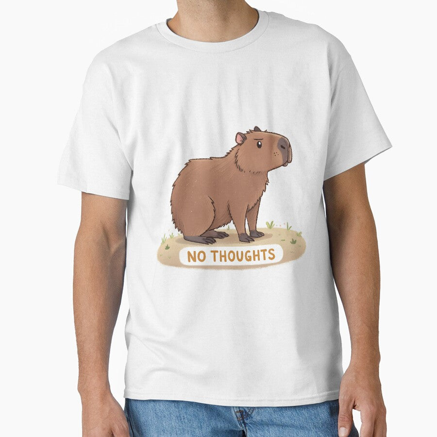 No Thoughts Head Empty Capybara by rnjqgiqk33