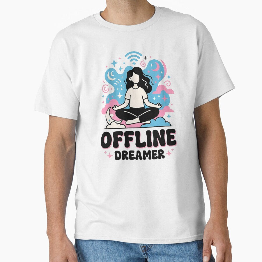 Offline Dreamer Meditation Aesthetic Girl by Zazz Lee