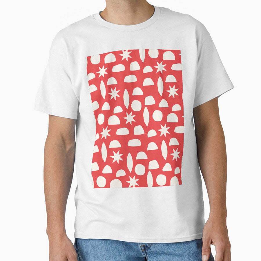 BOHO HENRI MATISSE CHARCOAL VINTAGE RED by blomastudios
