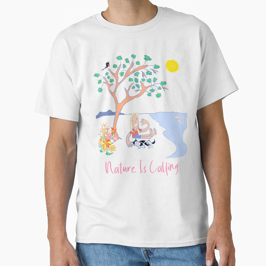 Nature Is Calling (pink text) by Heuly Horton