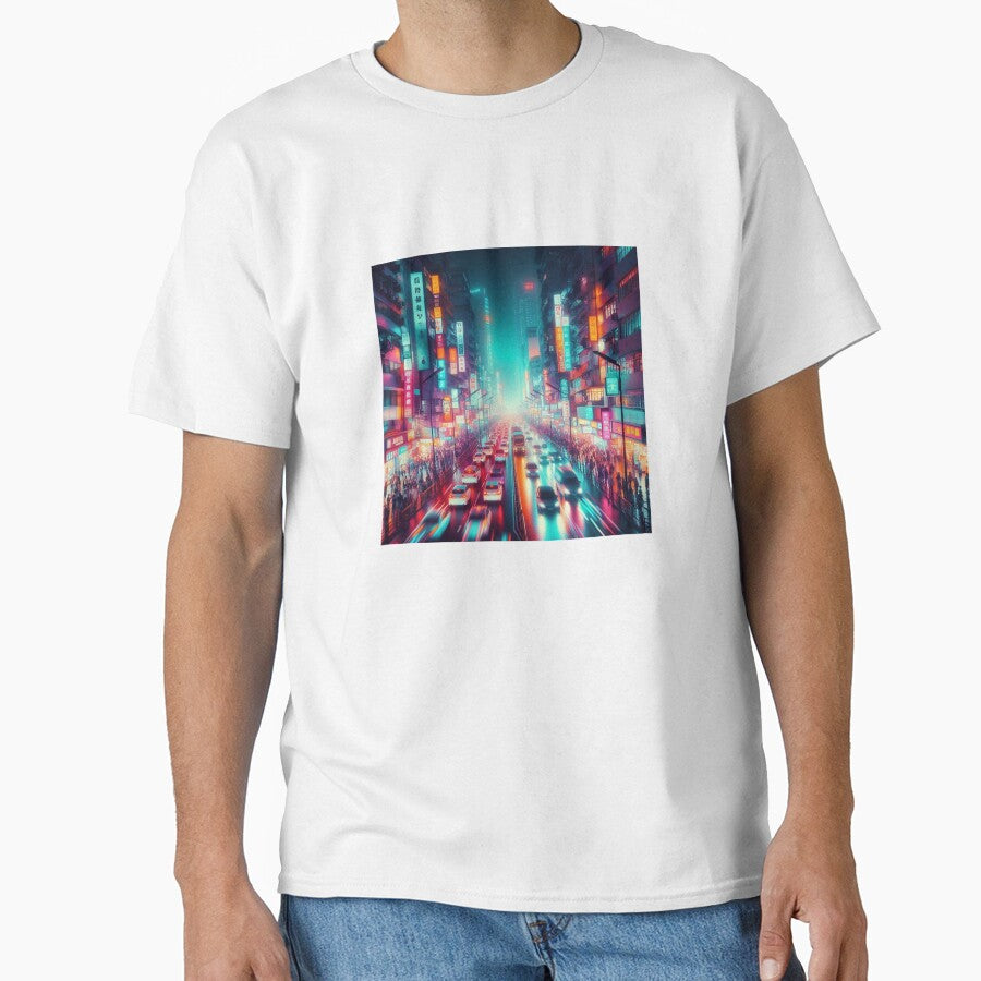 Neon Night Street by artistree98