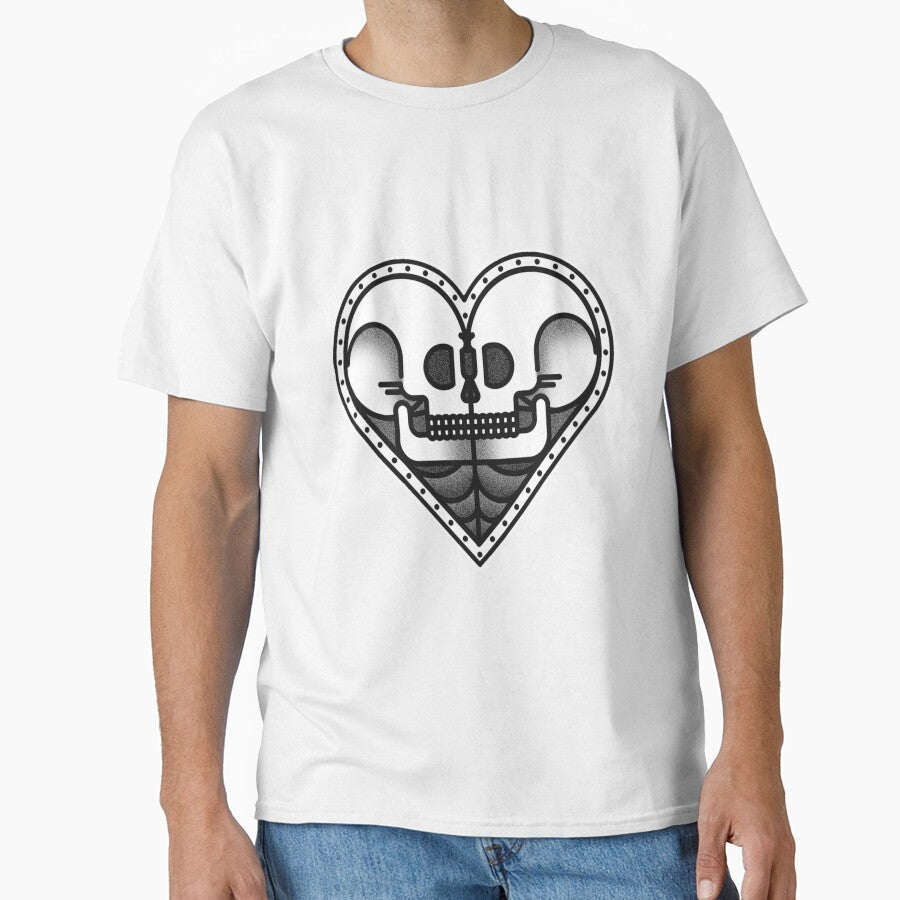 Heart Skulls Tattoo Design by Jahaziel Sandoval