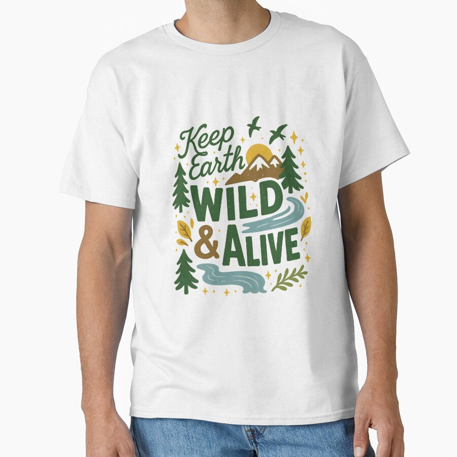 Keep Earth Wild and Alive – Nature Conservation Outdoor Design by inkoutninja