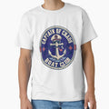 Funny Captain Awesome for Men, Boating Anchor Graphic, Soft cotton blend, nautical anchor graphic, casual boati. by Kiwno-Q