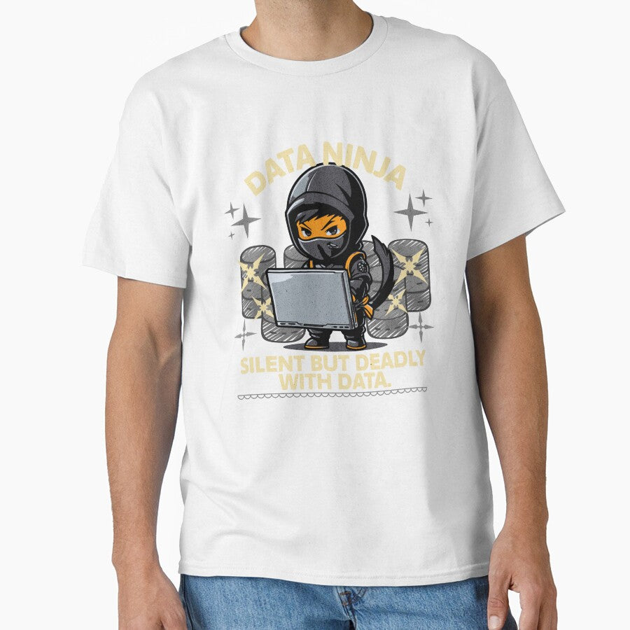Data Ninja - Silent But Deadly with Data | Kawaii Style by Tee-Craftify