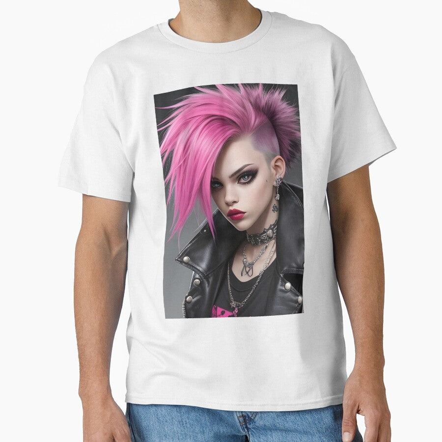 Punk Aesthetic Girl Graphic design by SoccaTamam