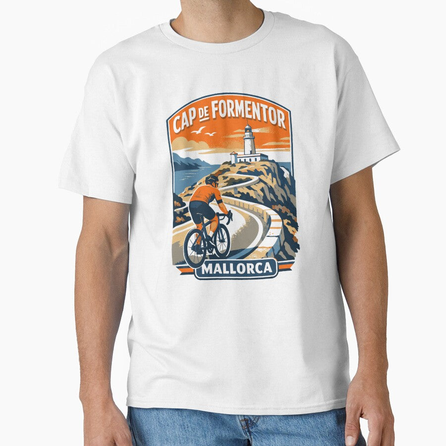 Cap de Formentor Mallorca Cycling Travel Graphic by JackCurtis1991
