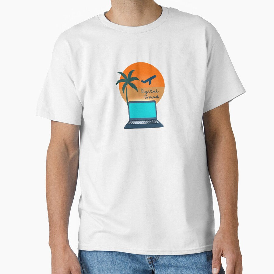 Digital Nomad Sunset Travel Design by Yogabyadeola