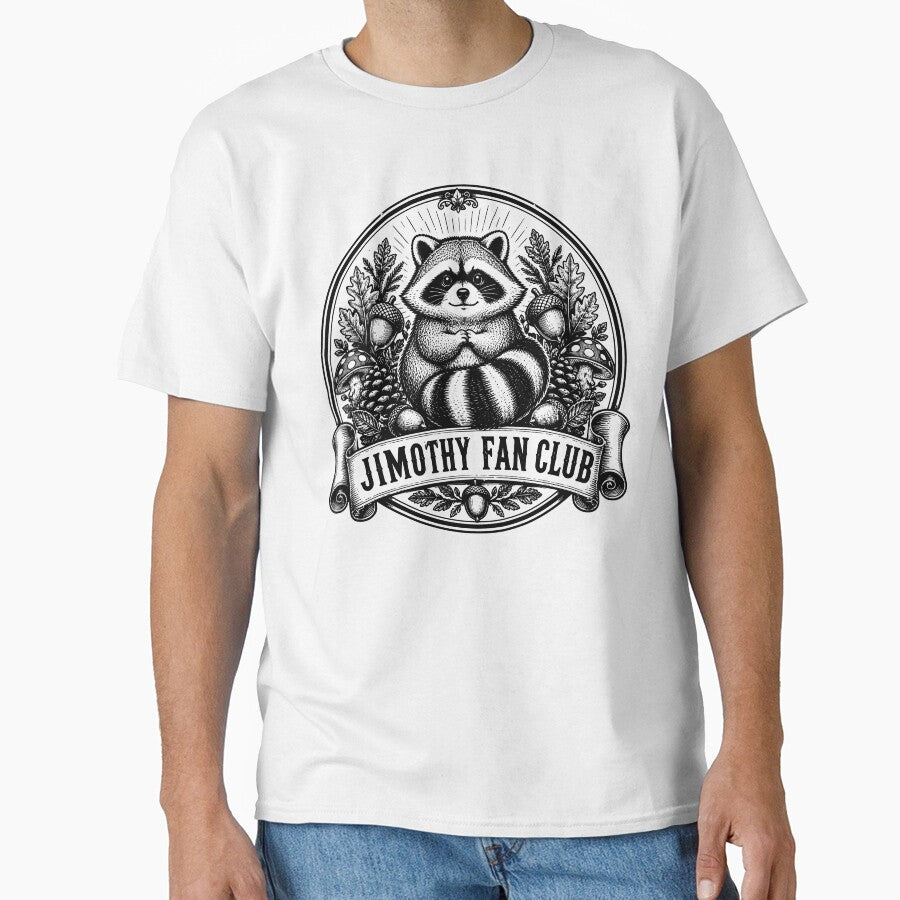 Jimothy Fan Club Cute Raccoon Badge by Wearit.shop