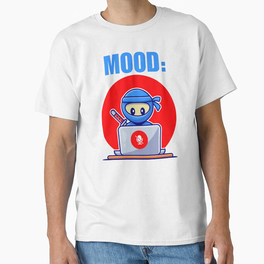 Muted mic in a virtual meeting or conference call, funny remote wfh job by NBSStore