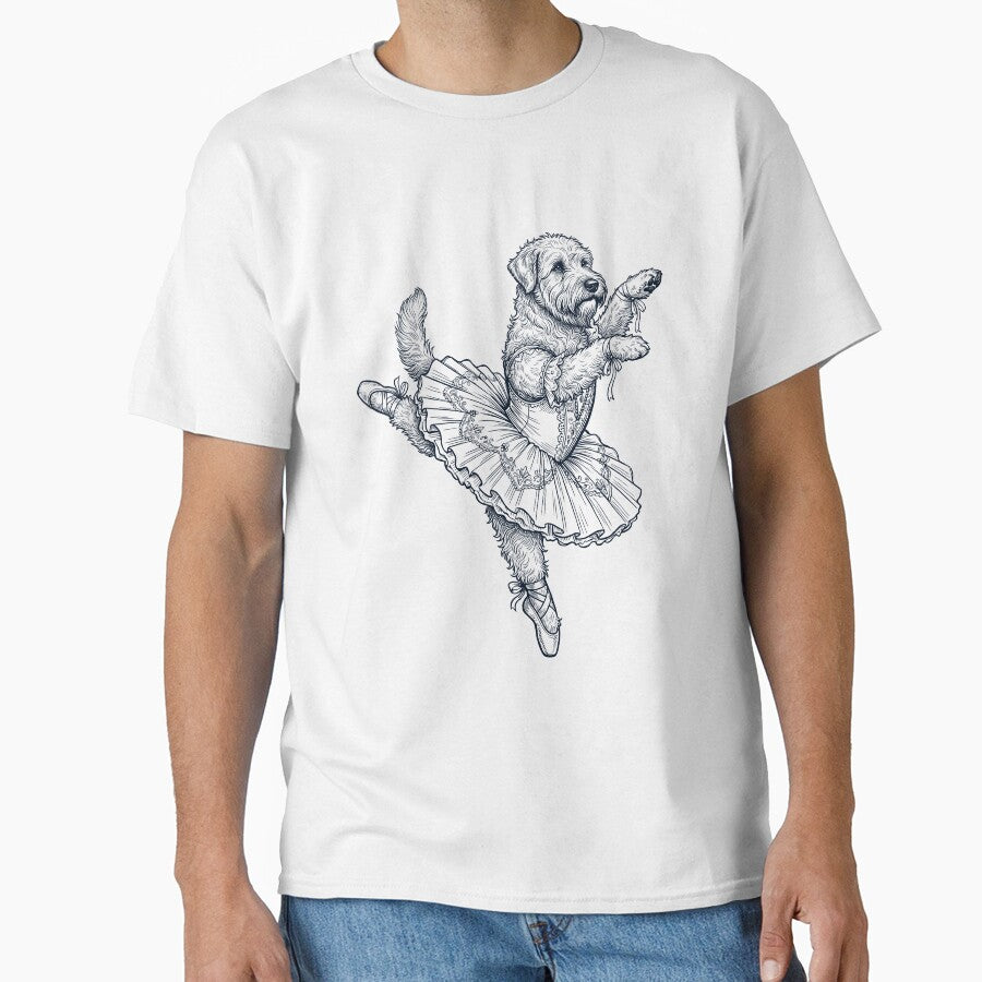 Vintage Soft Coated Wheaten Terrier Ballet Dancer Ballerina Dog Lover by dian-rody-crest