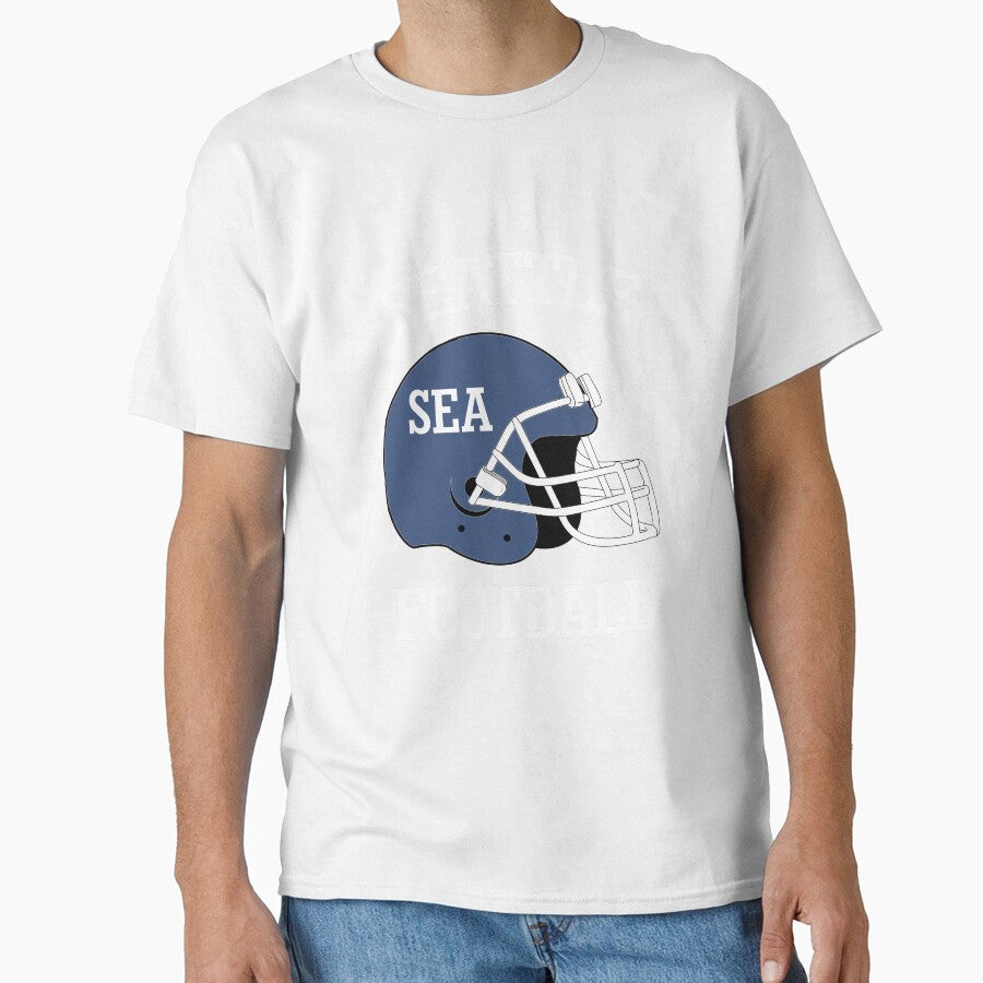 Seattle Football T-Shirt for Men and Women by AllStarMerch