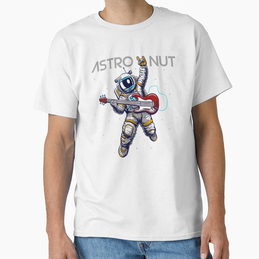 Astro nuts (astronaut playing guitar) by hayrpictures