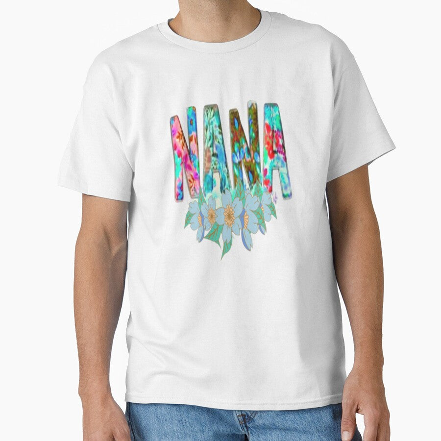 Nana Floral Word Design, Bohemian Mothersday Stepmom Mothersday, Super Mom Super Wife Mothersday by Adri Barnard
