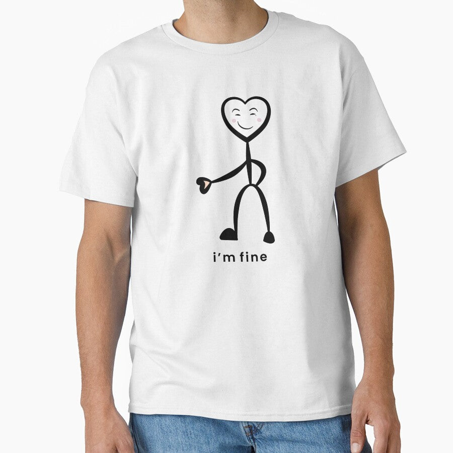 Winsky I’m Fine – Calm Smile Heart (Lower Text Edition) by LluviaStudio