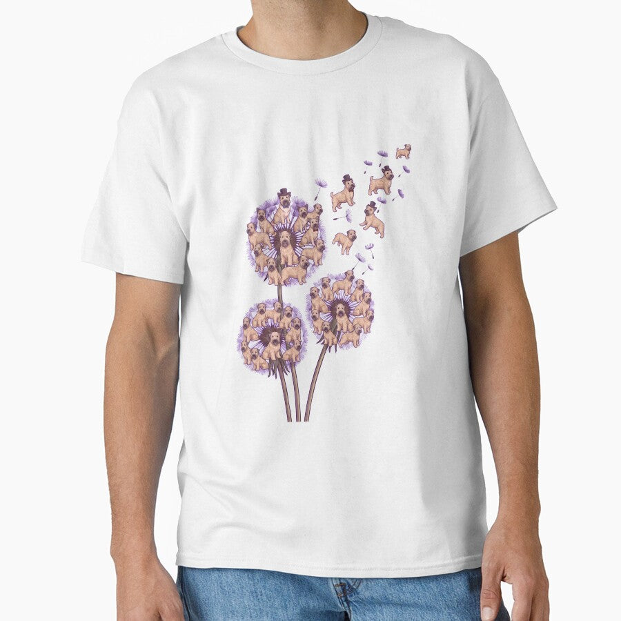 Soft Coated Wheaten Terrier Dandelion Flower Dog Lover by dian-rody-crest