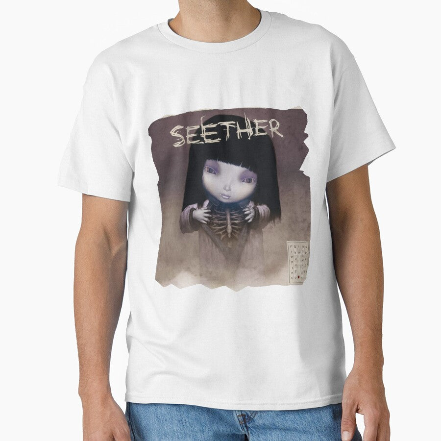 Seether Fashion Shirts Black Summer Custom Short Sleeve Tee Top by CrollechJanokn