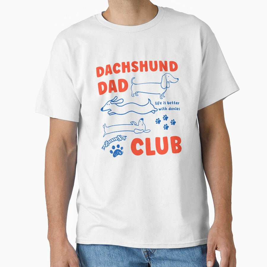 Dachshund Dad Club Funny by charoen-design