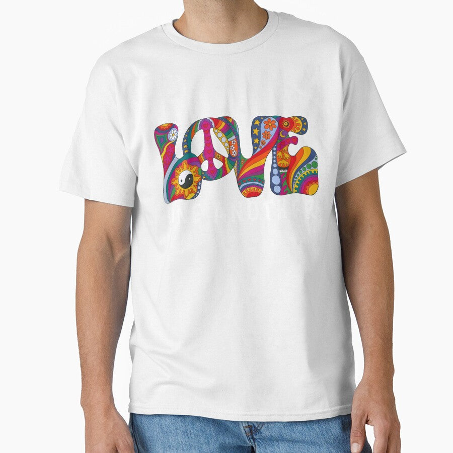 Hippie Flower Children Love One Another Hippie by GiteLois