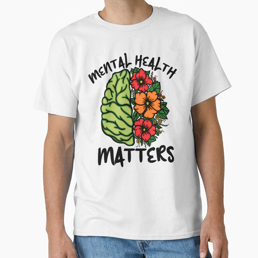 Mental Health Matters Awareness Flowers by MindfulMeta