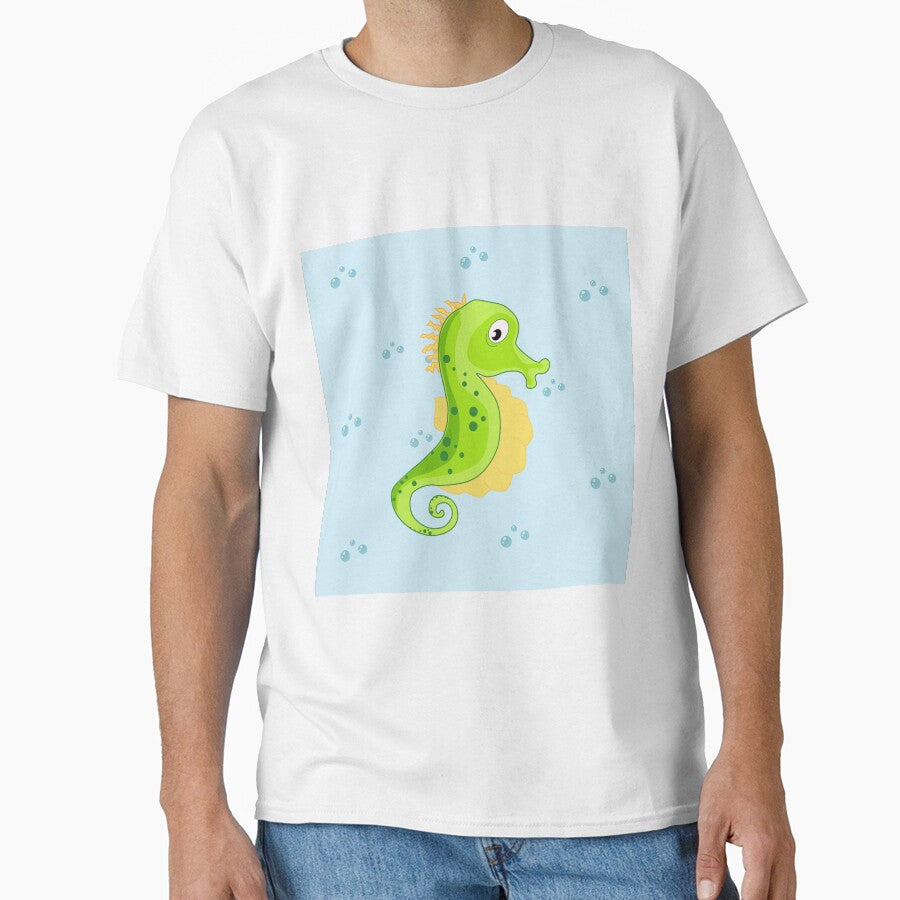 Ocean life - seahorse in the free ocean by Aurealis