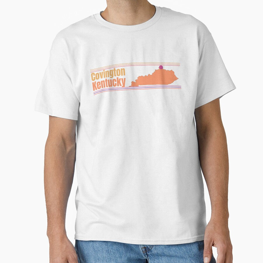 Covington Kentucky City Marked On Map by TheIconSmith