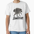 Team Jimothy Funny Raccoon Fan Club Vintage Wildlife Mascot Design by DienesAngele