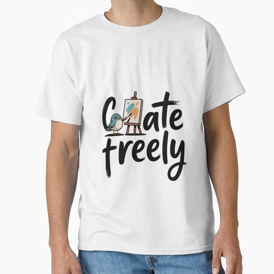 Create Freely Bird Artist Logo by AbanoubStore