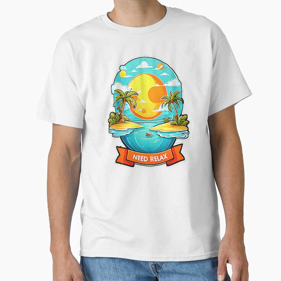 Travel Aesthetic Need Relax Holidays Isle Destination. by Giulivo Store Graphic