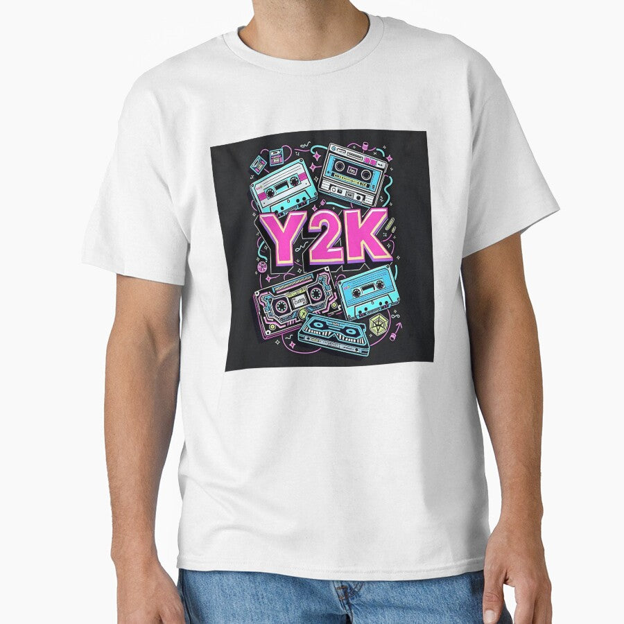 Y2K RETRO CASSETTE TSHIRT by giftoracreation