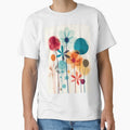 Retro Floral | Minimalist | 60's Flowers by StickeryPickery