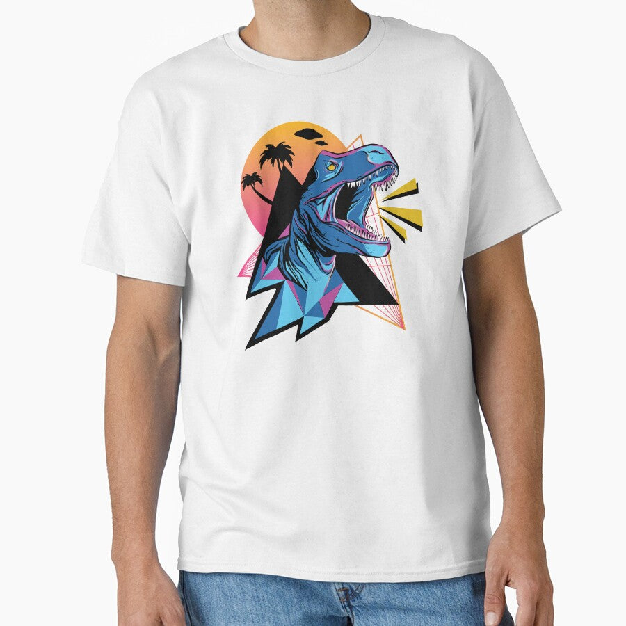Vaporwave T-Rex Dino Aesthetic Vaporwave by Amazing Designs